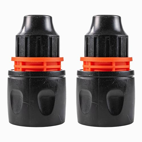10mm Curly/Spiral Hose Replacement connectors (Pack of 2) Universal Click Hose Connection
