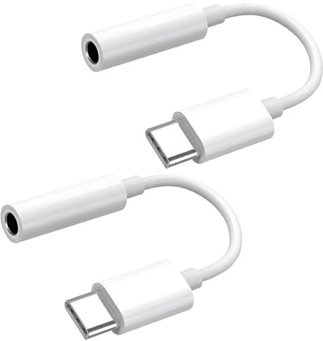 Hocklliy 2PCS USB C to 3.5mm Jack Audio Adapter, USB C to 3.5mm Jack Headphone Adapter, Auxiliary Digital Audio Headphone Adapter