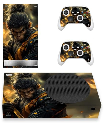 PlayVital Skin für Xbox Series S Konsole & Controller, Vinyl Aufkleber | Schutzfolie Skins Zubehör, Wrap Abdeckung, Aufkleber Stickers Folie, Wasteland Wukong