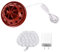 Mini lavavajillas portátil ultrasónico para frutas USB lavavajillas hogar limpieza tazón de cocina (rojo)