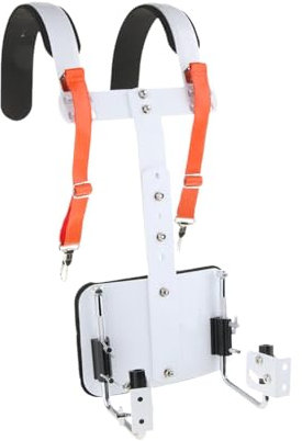 F Fityle Marching Band Snare Drum Harness, Bass Drum Schultergurt Harness, bequeme Schulterpolster, Snare Drum Carrier für Freunde, Orange