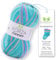MeriWoolArt® Sockenwolle 4-fädig – 100g Merino Wolle Garn zum Stricken & Häkeln, 75% Schurwolle (superwash), 25% Polyamid, 420m – Ideal für Socken für Herren und Damen, Pullover & Cardigans 2711