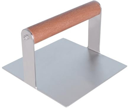 FUNOMOCYA Accesorio De Cocina Prensador De Hamburguesas Inoxidable Sin Olores Fácil De Limpiar para Hamburguesas