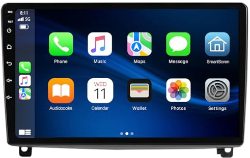 Android 14 Radio Coche 9 Pulgadas Radio de Coche con Navegación GPS Car Radio con GPS Navegación,Bluetooth,Radio,FM,para Peugeot 407 1 2004-2011,B 4 Core WiFi 1G+32G