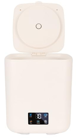 HETHLIF Lavadora Pequeña Automática 7L Gran Capacidad Lavadora Portátil Dormo de Apartamento RV (Enchufe de la UE)