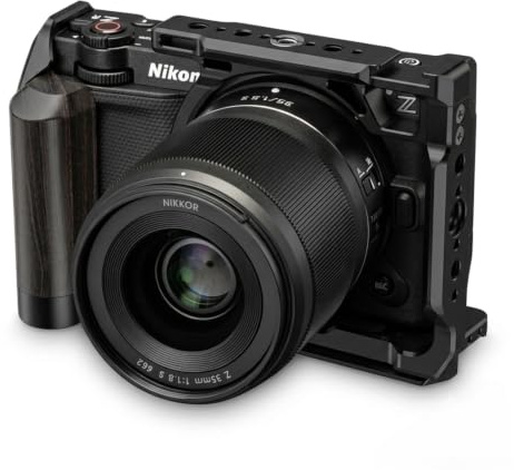 ZR Cage for Nikon ZR with Full Access Cold Shoe Mount for Professional Video Rig Accessories NATO Rail
