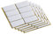 Metafranc Filz-Gleiter 22 x 36 mm - selbstklebend - weiß - 40 Stück - Effektiver Schutz Ihrer Möbel & Stühle / Möbelgleiter-Set für empfindliche Böden / Stuhlgleiter / Bodengleiter / 645116