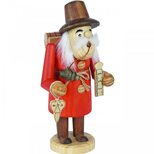 Räuchermännchen Schneider, H: 18 cm, handbemalt im Kunsthandwerks-Stil