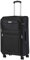 TravelZ Softspinner Grande Valise avec Expander 77cm - 120 LTR - Trolley avec Serrure TSA - Noir