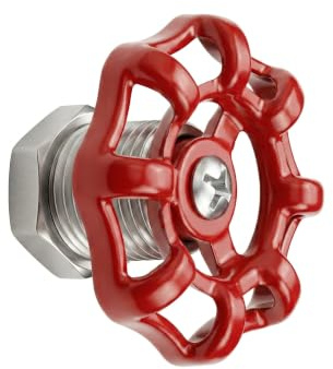 Bouton Meuble, tiroir, Porte Placard Volant Rouge INOX