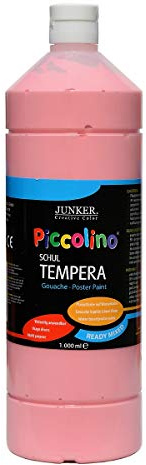 Piccolino Schulmalfarben Schul-Tempera 1000ml Ready Mix Rosa