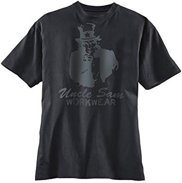 Uncle Sam Bekleidung T-Shirt schwarz