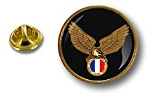 pin Button pins anstecker Anstecknade Motorrad Biker Adler Flagge Frankreich