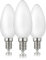 hellum LED Lampen E14 warmweiß, 3 Stück, Matte LED Glühbirne kerzenform als Ersatz für Glühbirne 25 Watt, Helligkeit 250 Lumen, 2700 Kelvin LED E14 warmweiß, 3x 207200