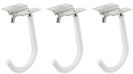 Alberts 800857 Fahrradhaken | gebogen | galvanisch blau verzinkt | Hakentiefe 90 mm | Höhe 115 mm | 3er Set