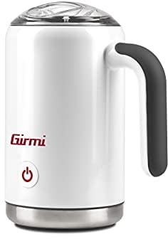 Girmi ML54 Montalatte, 500W, Capacità 350ml, Spegnimento automatico, Contenitore antiaderente, Bianco
