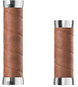 Brooks Slender Leather Grips (100 + 130 mm) Tan-New22 Guidoline Erwachsene Unisex Dark Tan, Standard