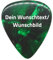 Plektrum mit Wunschtext oder Wunschbild - Personalisiertes Plektrum mit Druck - Individuell und schnell gestalten mit Wunsch-Druck - mit eigenem Bild oder Text personalisieren (Medium, Grün Perlmutt)