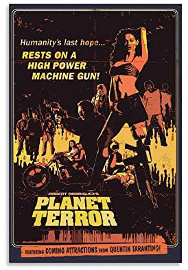 NA Bilder Wohnzimmer Modern Filmposter Planet Terror, dekoratives Gemälde, Wohnzimmer, Malerei 60X90cm Kein Rahmen