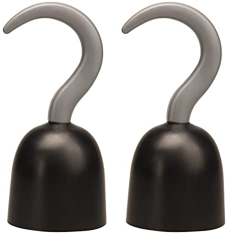 XNHIU 2 Pieces Pirate Hooks Captain Hook Plastic Hand Hook Halloween Pirate Party Costume Accessory