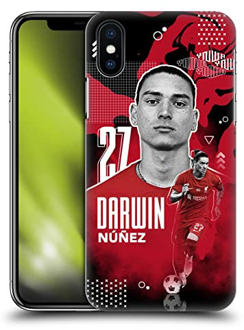 Head Case Designs Officially Licensed Liverpool Football Club Darwin Núñez 2022/23 First Team Hard Back Case Compatible With Apple iPhone X/iPhone XS