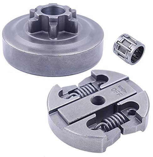 Gubeter 3/8 6T Frizione Pignone Tamburo Ago Cuscinetto Assy Kit, Per Cinese 2500 25Cc Motosega Parte, /