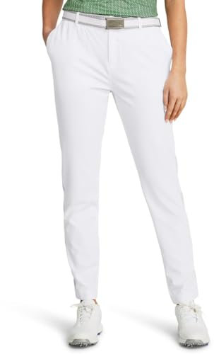 Under Armour Damen-Drive-Hose, (100) Weiß/Halo Grau/Halo Grau, 36