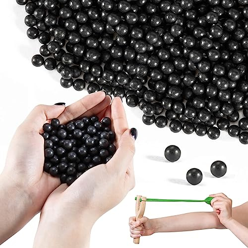 Clay Slingshot Ammo - Sukh Sling Shot Ammo Balls Biodegradable Professional Balls for Shooting and Hunting Target Practice (3/8 inch)