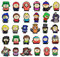 30 PCS Shoe Charms, Shoe Decoration Charms for South Park for Croc, Durable Waterproof Cartoon Bracelet Wristband Accessories, Birthday, Party, Gifts for Teens, Boys, Girls