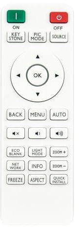 AULCMEET RCE016 Fernbedienung Ersatz passend für BenQ Projector LH710 LH930 LU710 LU930