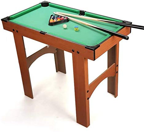 NOALED Billardtisch für Kinder und Erwachsene, Billardtisch, Tisch-Billardtisch, 101,6 cm (Grün B)