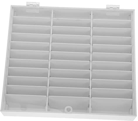 Mipcase 33 Grilles Boîte à Faux Ongles Support Pour Ongles Acrylique Boîte De Rangement Petite Boite De Rangement