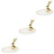 Cabilock Gioielli Coniglio Piatto in Ceramica Di Coniglio Da 3 Pezzi Piatto Per Gioielli in Ceramica Bianca Da Tavolo Gioelli Coniglio