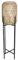 Lumisky Standleuchte, kabellos, 4 Füße, Metall, LED, Weiß und mehrfarbig, dimmbar, Stanley, aus Polyrattan, Höhe 150 cm, mit Fernbedienung