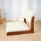 Fslvmin Beinloser Bodenstuhl Im Japanischen Stil, Lazy Chair Aus Holz, Meditations-Tatami-Stuhl mit Rückenstütze, Gepolsterter Wohnzimmerstuhl, Tragbarer Sofa-spielstuhl(48x45x36cm(19x18x14), Linen5)