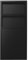 WIGING Edelstahl Duschnische, Eingebettet Badezimmer Lagerregal, Wand Einbau Toilettennische, Mülleimer Toilettenpapier-Nische Für Shampoo(Black,20x12.5x38cm/7.87x4.92x14.96in)