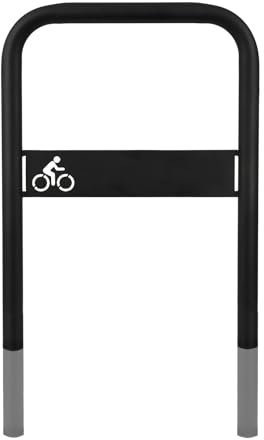 MORIA DESIGN Fahrradständer 110 x 60 cm Fahrrad-LogoBodenparker für 2 Fahrräder | stabiler Fahrradhalter Boden für Fahrrad, Mountainbike | Fahrradanlehnbügel | galvanisiert, pulverbeschichtet