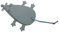Silicone Safety Door Stopper Wedge Decorative Mouse Door Stops Grey Practical Design