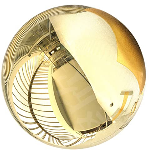 PHENOFICE Reflektierende Edelstahlkugel 18cm Spiegelkugel Gartendekoration Polierte Metallkugel Für Garten Terrasse Außendeko