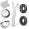 Quick Release Nut for Angle Grinder,M14 Thread Self Locking Locking Plate Quick Release,Quick Installation and Release(Pressure Plate×2,Angle Grinder Spanner×1,M14 Quick Clamping Nuts×1)