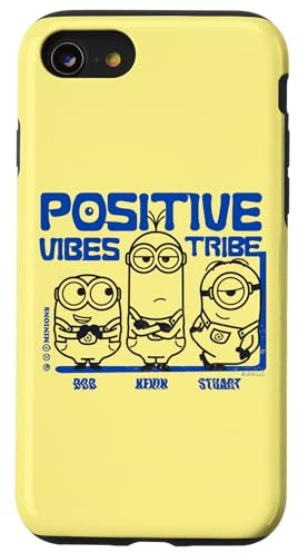iPhone SE (2020) / 7 / 8 Minions Positive Vibe Tribe Bob Kevin Stuart Poster Case