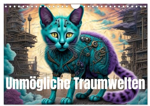 unmögliche Traumwelten (Wandkalender 2026 DIN A4 quer), CALVENDO Monatskalender: Ein Kalender voller fantastisch-futuristischer Welten (CALVENDO Orte)