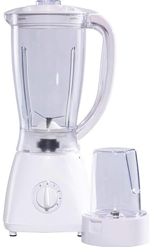 500W Blender and Grinder Mill – 2-in-1 Electric Blender with Stainless Steel Blades, Smoothie Maker, Spice & Coffee Grinder for Kitchen Use