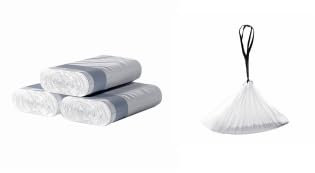 Aoruefar 45 Pcs XL Cat Litter Tray Liners with Handles, 15.75 x 23.03, Heavy Duty Leak-Proof and Tear-Resistant Cat Litter Bags, Thick Odour Control Cat Litter Liners for Large Litter Boxes