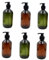 BESTYASH 6 Piezas Emulsión Reutilizables Viaje con Cabezal de Jabón Champú y Gel de Ducha Ligero y Portátil