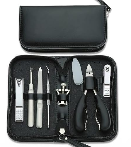MAQNSCO Professional Toe Nail Clippers Cutter Nippers Chiropody Heavy Duty Thick Nails - (Kit)