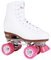 CHICAGO Skates Premium weiße Quad-Rollschuhe für Mädchen und Damen, Anfänger, klassisches verstellbares High-Top-Design für Indoor- oder Outdoor-Skates und Roller Derby