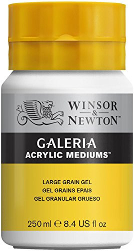 Winsor & Newton 3040809 Galeria Strukturgel Grob, 250 ml Topf, Strukturmedium mit stärkerer Körnungseffekt