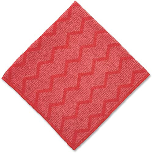 Rubbermaid Commercial FGQ62000RD00 HYGEN Microfiber General Purpose Cloth, Red