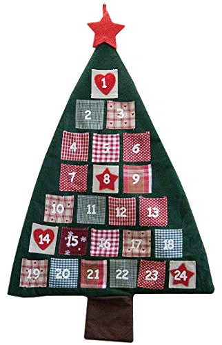 Calendario de Adviento del árbol de Navidad de